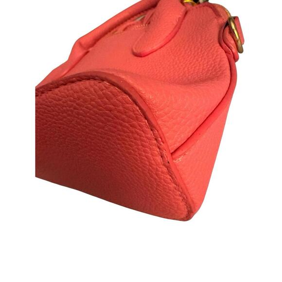 Bebe Fabiosa Faux Leather Mini Dome, Top Handle and Crossbody Purse - Picture 4 of 9